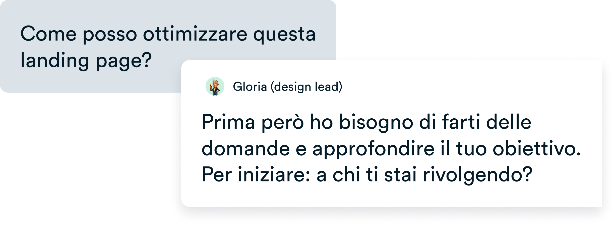 Esempio di chat