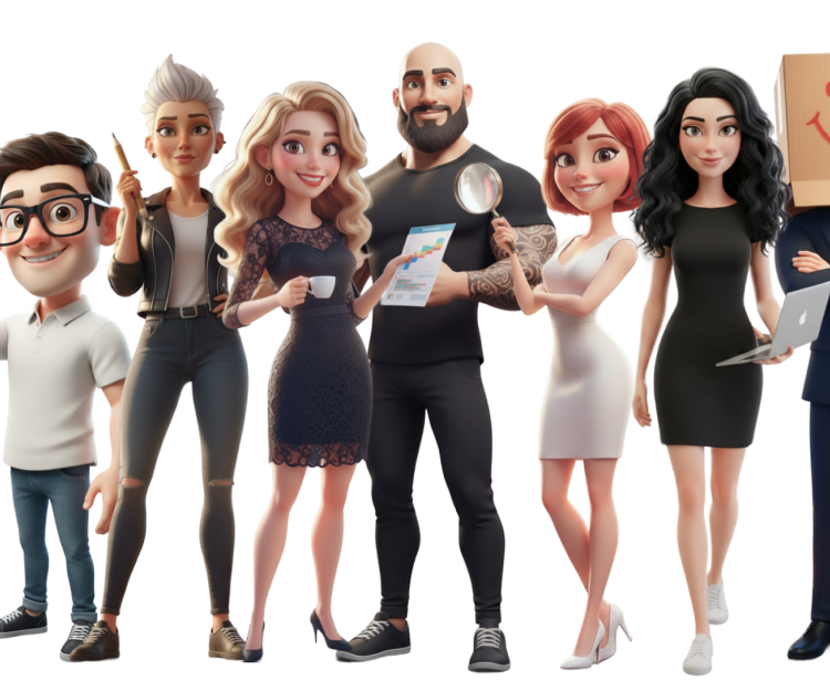 Una foto di gruppo del team Synteam